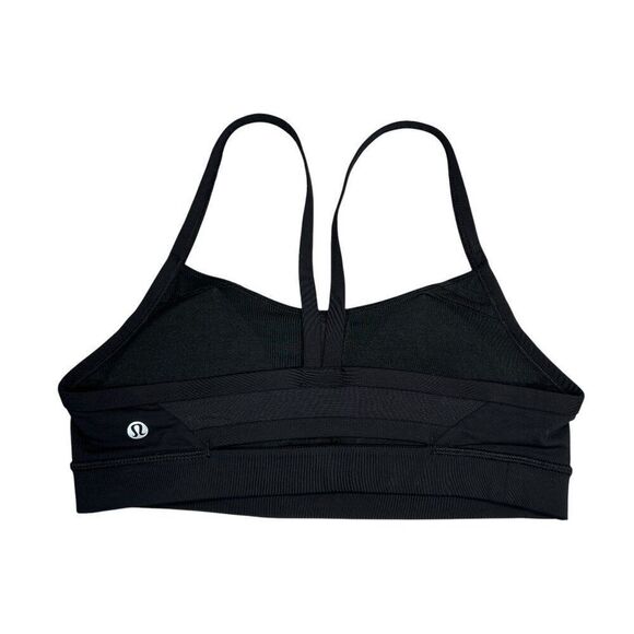 Lululemon Women's Size 8 Black Padded Sprots Bra - Picture 4 of 6